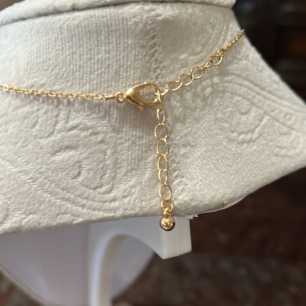Charming Charlie gold chain with gold rainbow pendant 16” necklace - Picture 6 of 10